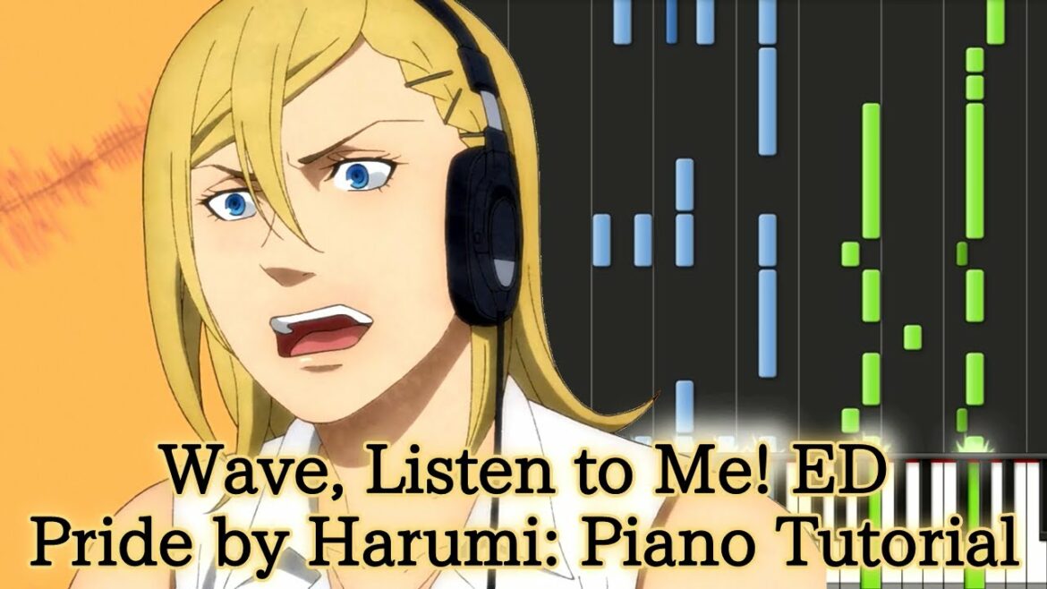 【Synthesia】 Wave, Listen to Me! ED – Pride by Harumi (Piano Tutorial) | 波よ聞いてくれ ED ピアノ