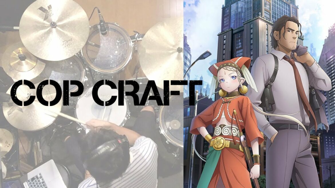 『コップクラフト』OP「楽園都市」(オーイシマサヨシ) 叩いてみた。/ COP CRAFT OP Rakuen Toshi Drum cover