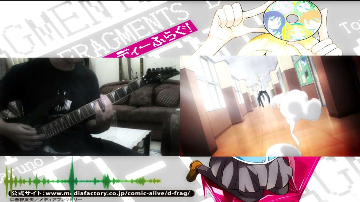 【TAB】【ディーふらぐ! OP】 "すているめいと!" Guitar Cover ギターを弾いてみた