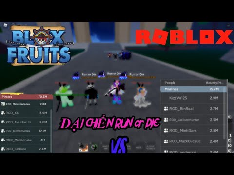 ROBLOX – ĐẠI CHIẾN RUN OR DIE TRANH DÀNH HÒN ĐẢO HALLOWEEN – BLOX FRUIT
