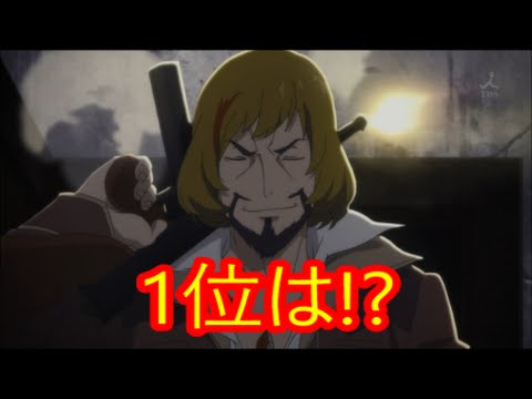 アニメ 感動 91Days キャラクター人気ランキング