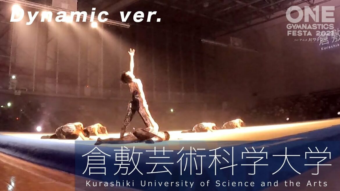 【ONE GYMNASTICS FESTA 2021 feat. アニメ バクテン!! 】シロ高回:倉敷芸術科学大学・団体 ダイナミックver.【男子新体操】