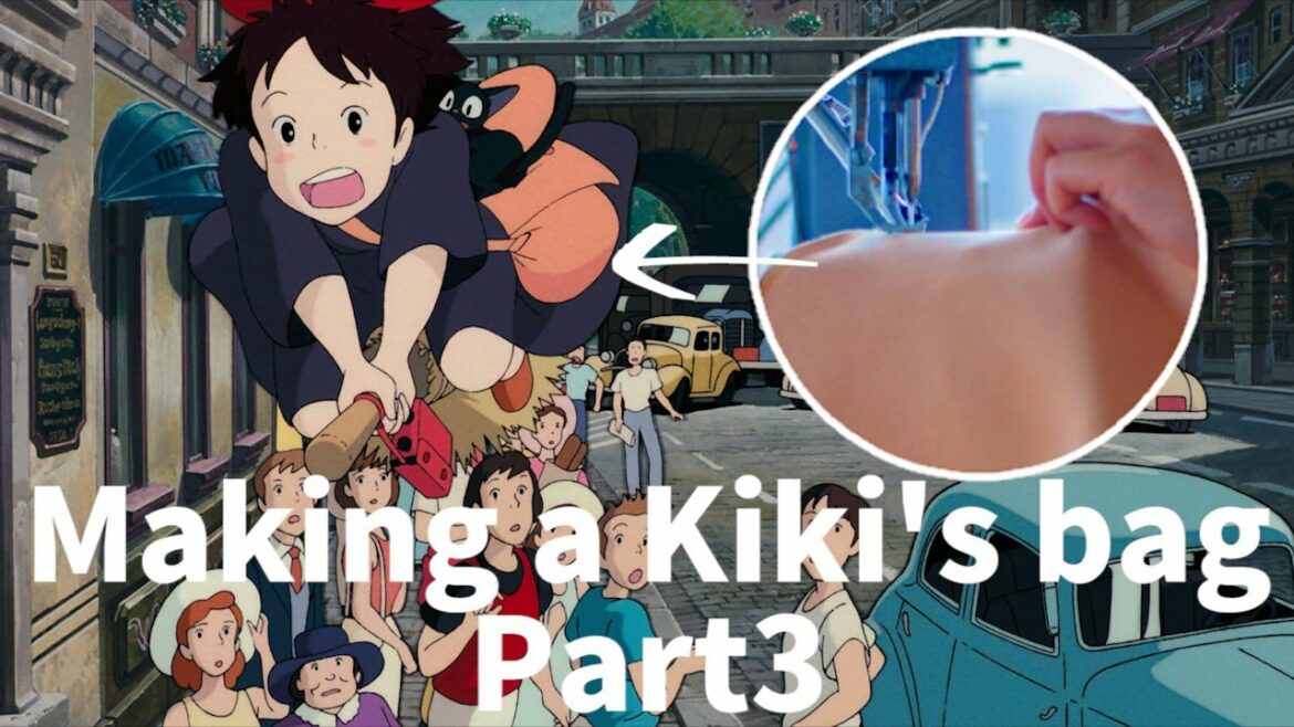 【魔女の宅急便】革職人が本気で「キキ」のバッグを再現してみた。その3/3。完成編。【レザークラフト】【ハンドメイド】