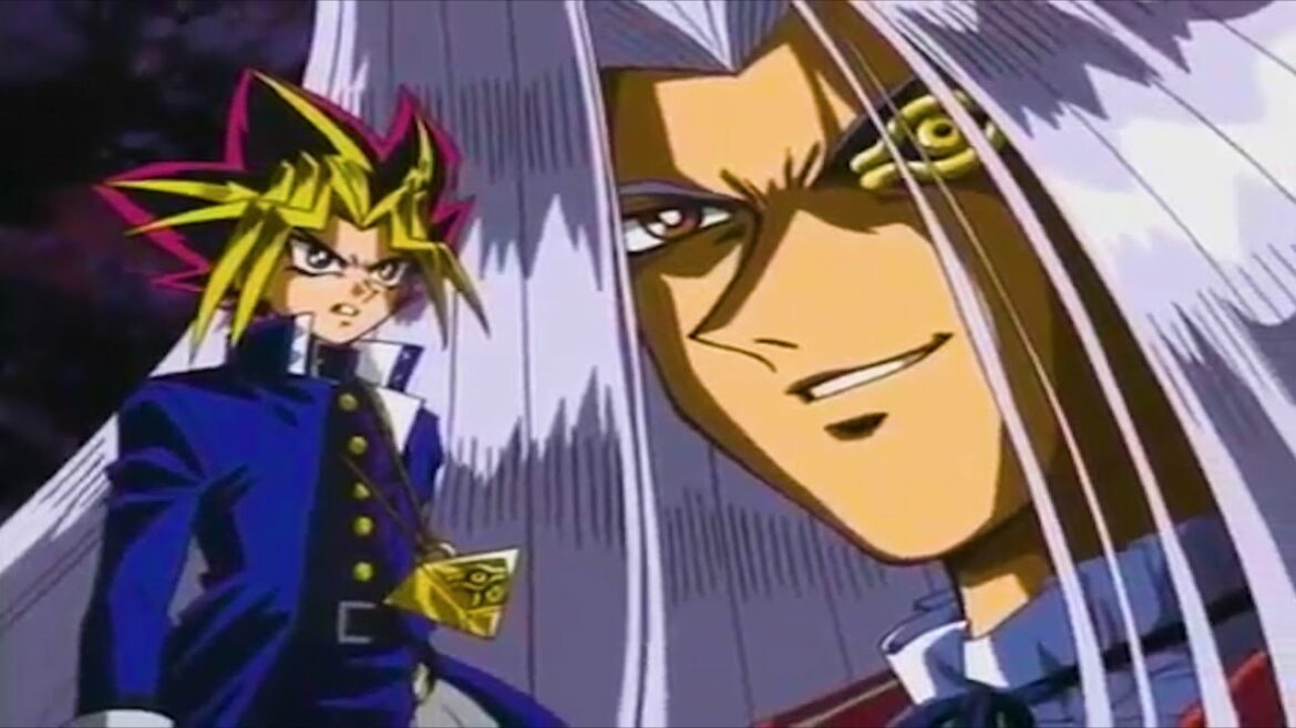 遊戯王 – ペガサスは彼の秘密兵器を解き放ち、海馬のブルーアイズホワイトドラゴンをブルーアイズトゥーンドラゴンに変えます, Pegasus unleashes his secret weapon