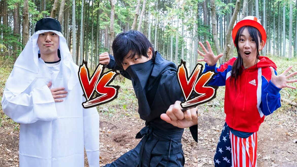 山で本気の『キャンプトライアスロン』対決!!!