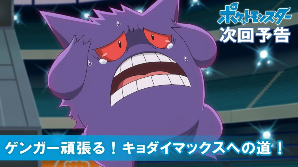 【公式】アニメ「ポケットモンスター」 12月24日(金)放送分予告「ゲンガー頑張る!キョダイマックスへの道!!」
