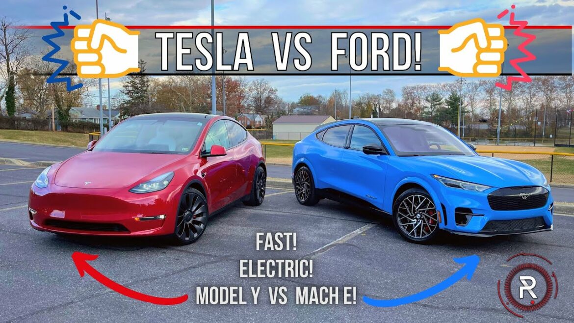 2021 Tesla Model Y Performance Vs. 2021 Ford Mustang Mach E GT Performance – Redline: Comparison