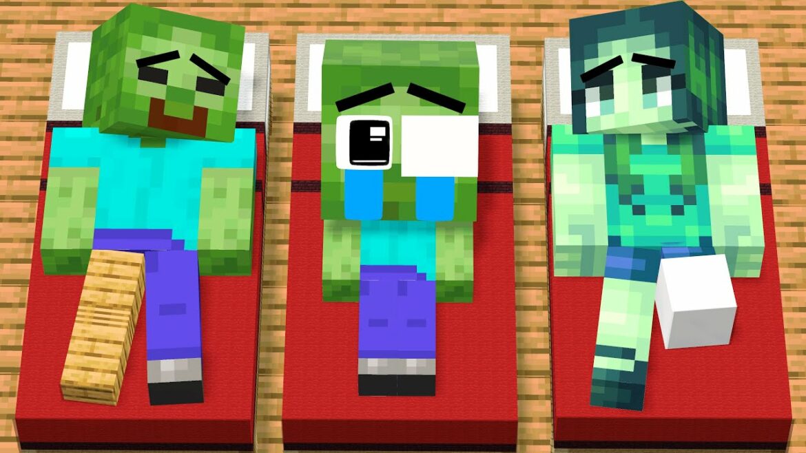Monster School: Poor Mother Gave Her Eyes For Baby Zombie – Sad Story – Minecraft Animation