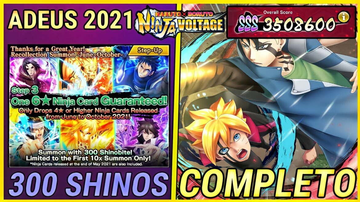 ÚLTIMO 10x DE 2021!! ALL OUT MISSION COMPLETO STAGE 4/5/6  + 300 SHINOS NO NOVO BANNER – Nxb Nv