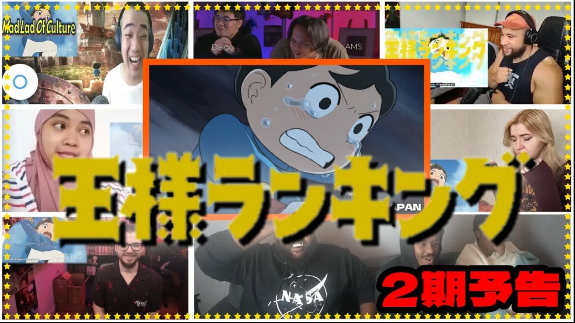 【海外の反応】RANKING OF KINGs Trailer 3|王様ランキング|2クール予告編を見た海外のリアクション