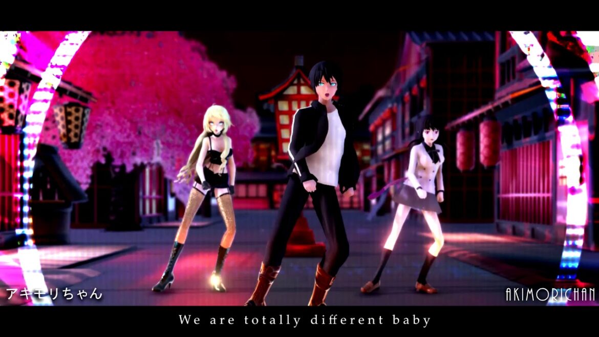 【MMD 60fps】DNA (BTS) || Noragami /ノラガミ || (Yato 夜ト, Hiyori 壱岐 ひより, Akimori アキモリ)