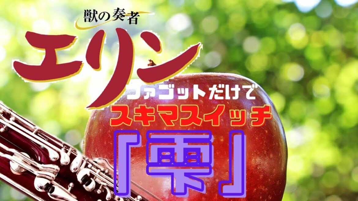 獣の奏者エリンop 雫(スキマスイッチ) 全部ファゴットで演奏してみた