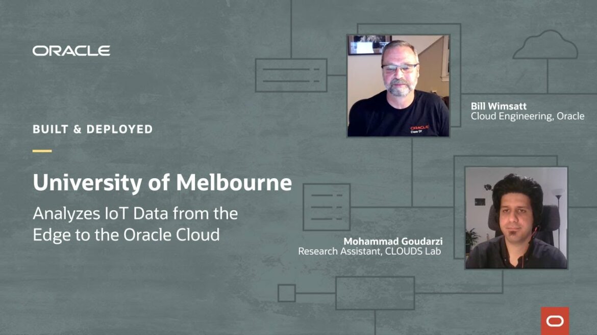 University of Melbourne Analyzes IoT Data from the Edge to the Oracle Cloud