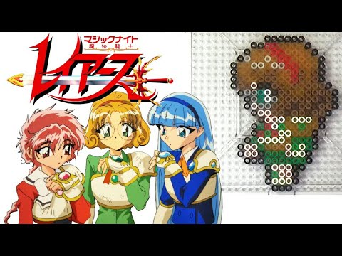 鳳凰寺風【魔法騎士レイアース】アイロンビーズで作ってみた iron beads