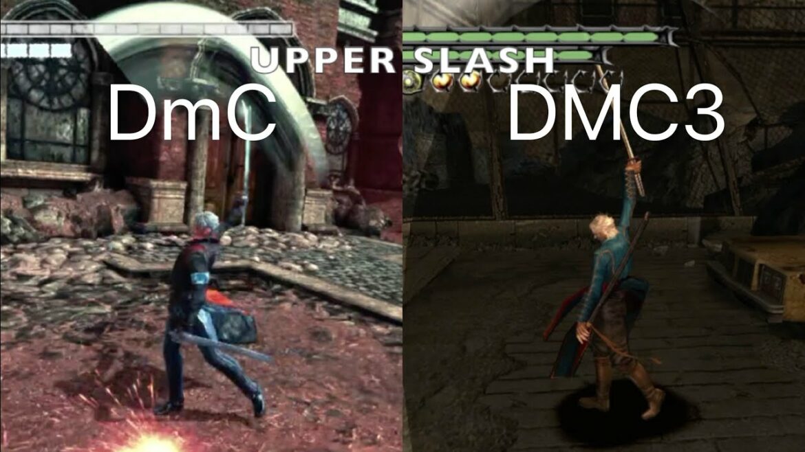DmC vs Devil May Cry 3 Vergil Skills Comparison (moveset)/バージルの技モーション比較 DmCvsデビルメイクライ3 スペシャルエディション