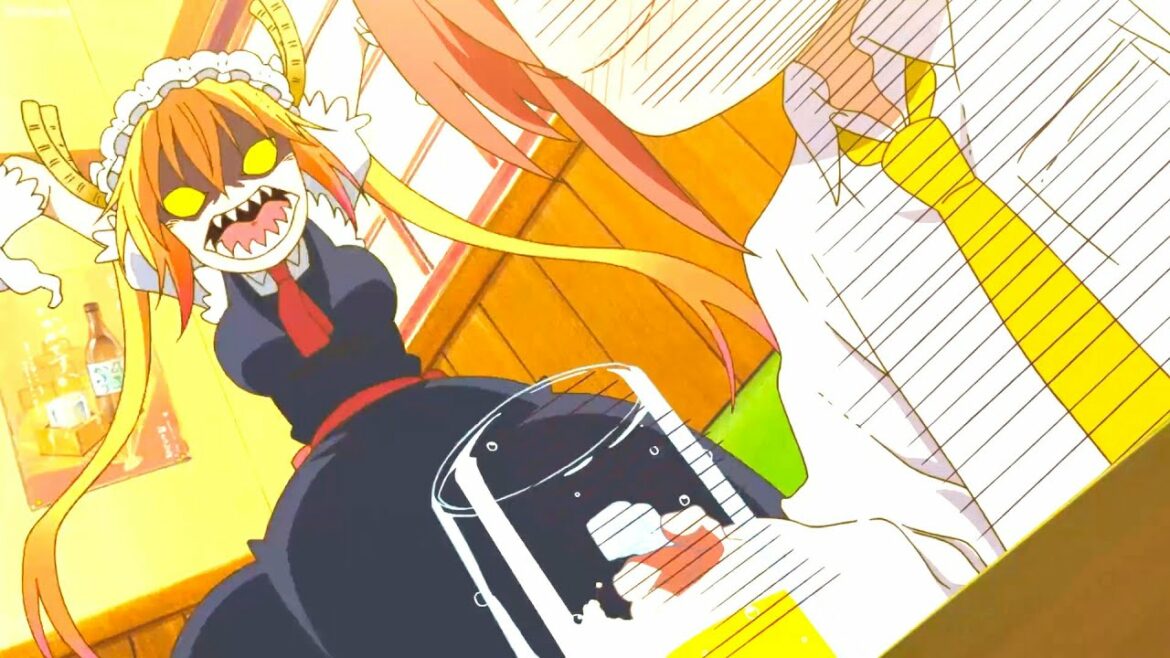 小林さんちのメイドラゴンs 4K HD ||小林のクレイジーな瞬間 || Kobayashi-san Chi no Maid Dragon Funny