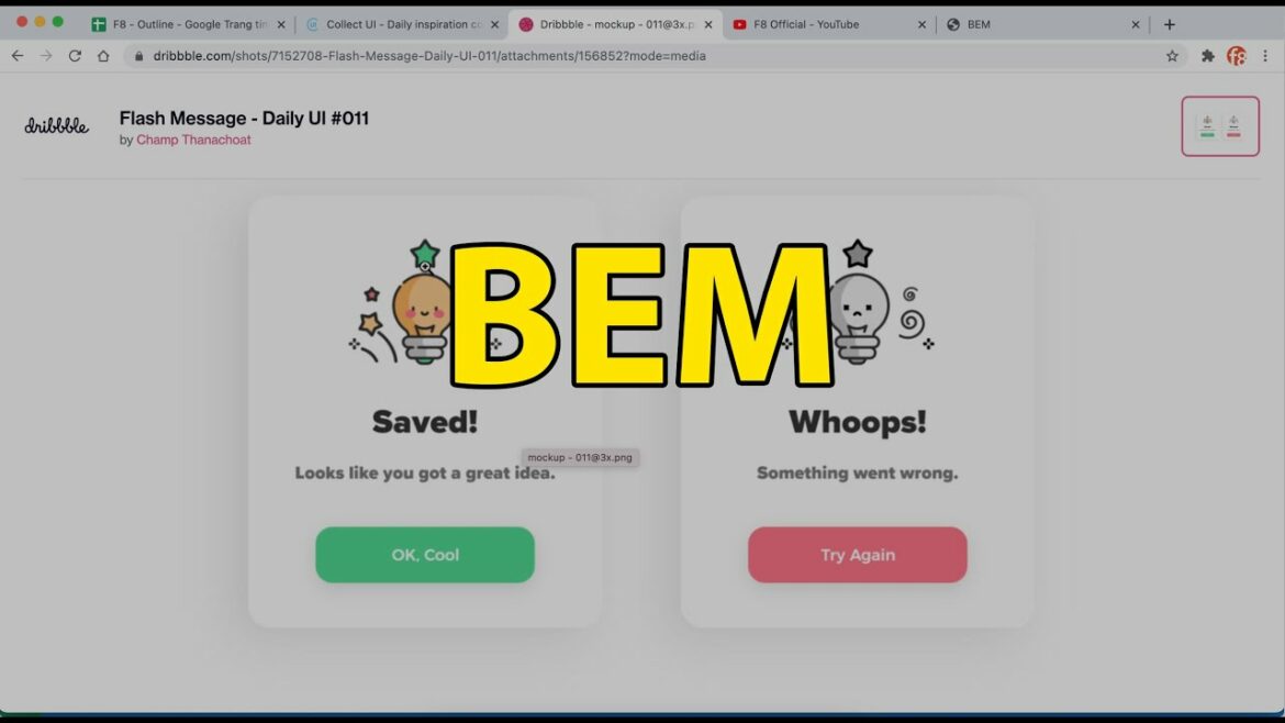 CSS BEM Là Gì? Đặt Tên CSS Class Theo Tiêu Chuẩn BEM