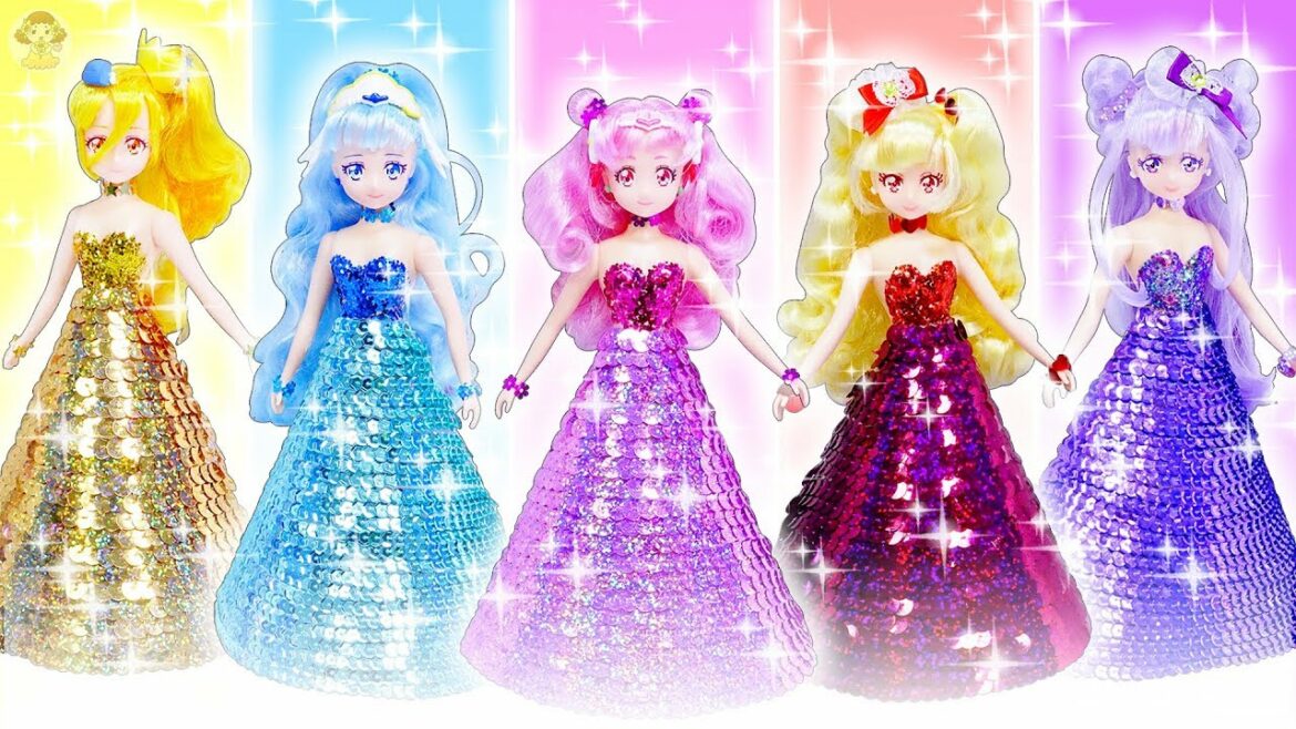 HUGっと!プリキュア リカちゃん♥スパンコールの手作りドレスでプリンセスに変身✨王子様にプロポーズ🌼おもちゃ 人形 アニメ