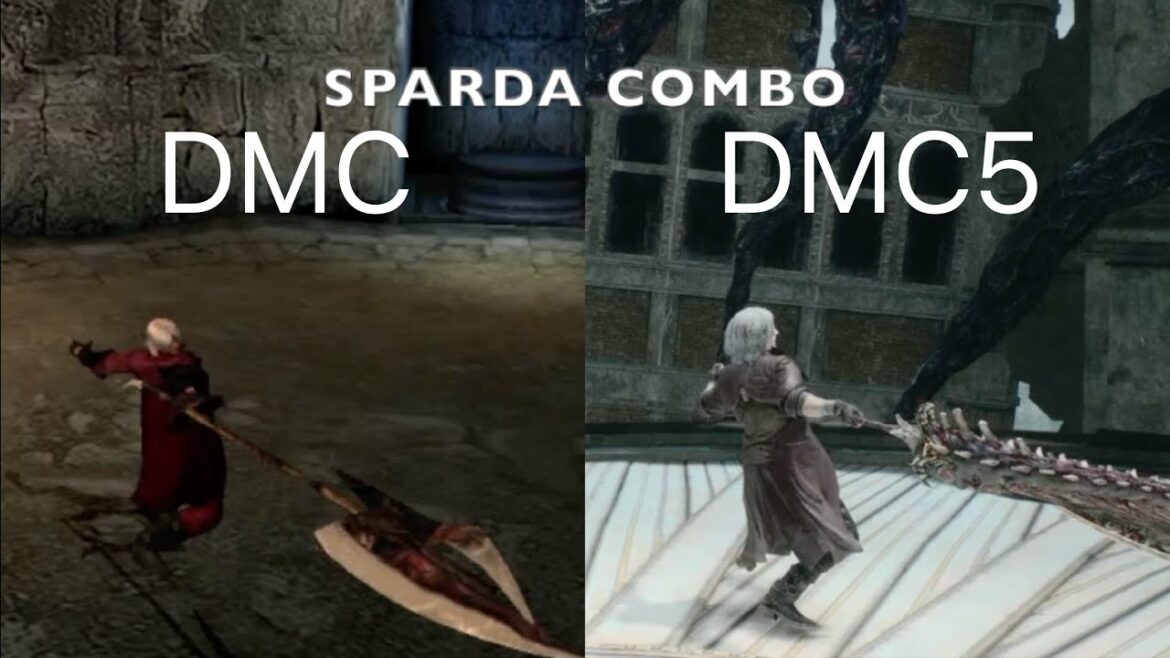 Devil May Cry 1 vs 5 Dante Skills Comparison/ダンテの技モーション 比較 デビルメイクライ vs デビルメイクライ5