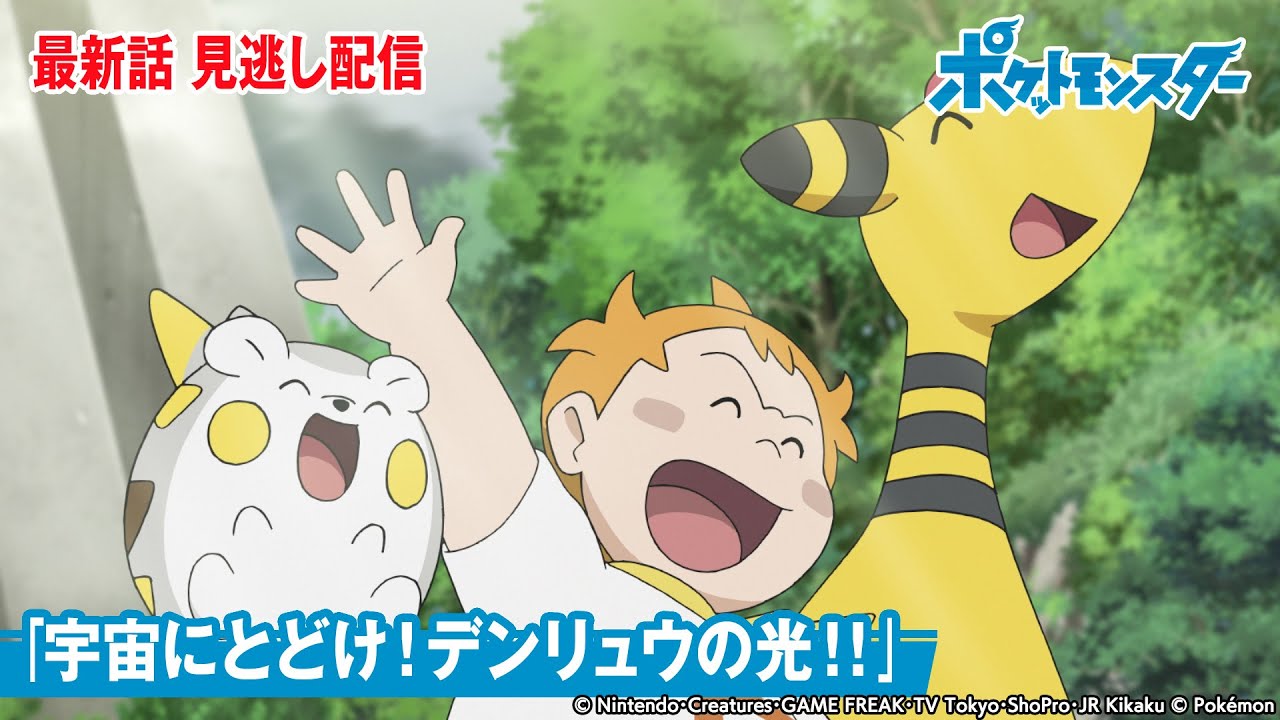 公式 アニメ ポケットモンスター 第96話 宇宙にとどけ デンリュウの光 期間限定配信 Anime Wacoca Japan People Life Style