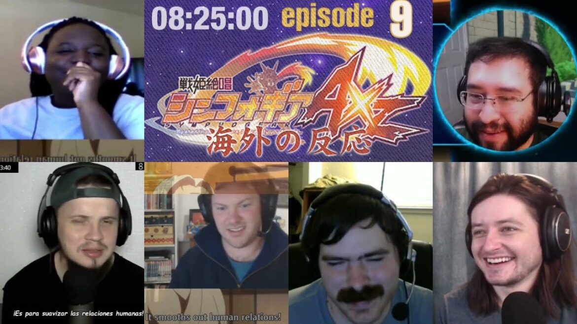戦姫絶唱シンフォギアAXZ 9話 海外の反応/Senki Zesshou SymphogearAXZ Episode 9 Reaction Mashup