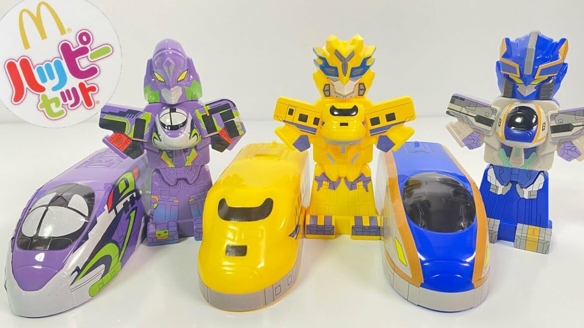 ハッピーセット 新幹線変形ロボ シンカリオンZ 第2弾 3種 開封 2022/2/11~ Japanese McDonalds happy meal toys SHINKALION Z マクドナルド