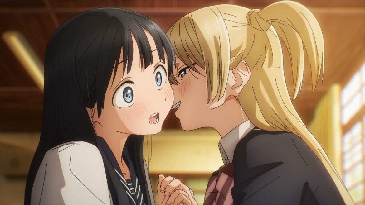 明日ちゃんのセーラー服 6話 – 休日に会う約束をする小路と木崎 / akebi-chan no sailor fuku ep.6 – komichi & kizaki erika