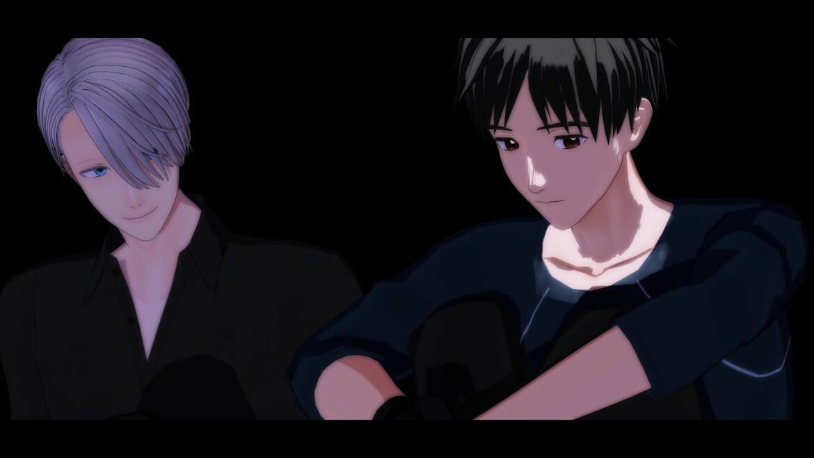 【ユーリ!!!onMMD・4K】「夜に駆ける」【ヴィクトル・勝生勇利】