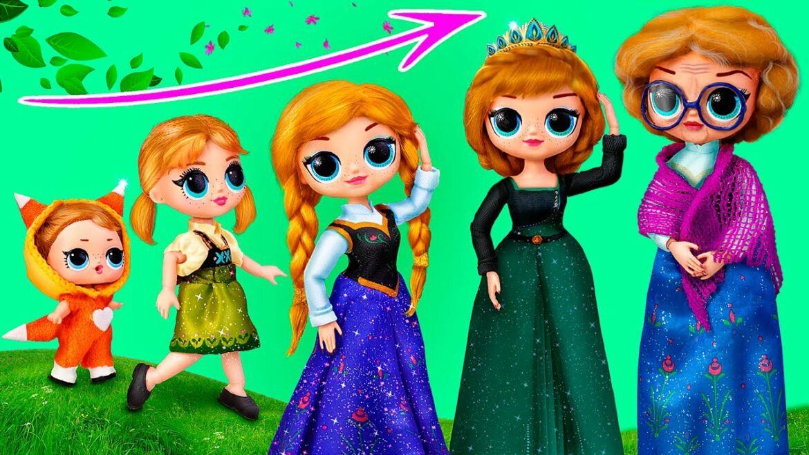 成長するアナ/アナと雪の女王の手作り品11個