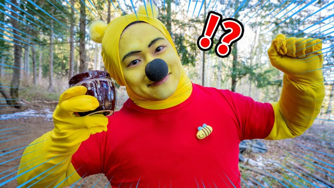 プーさん(?)と山でキャンプしたら面白すぎたwwwww