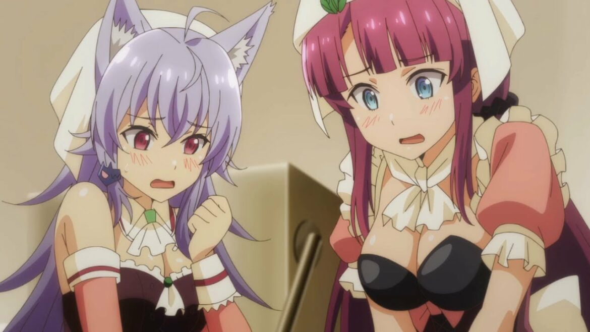 怪人開発部の黒井津さん 6話 – Hな衣装でチョコ特訓する黒井津とウルフ / kaijin kaihatsubu no kuroitsu san ep.6 – wolf