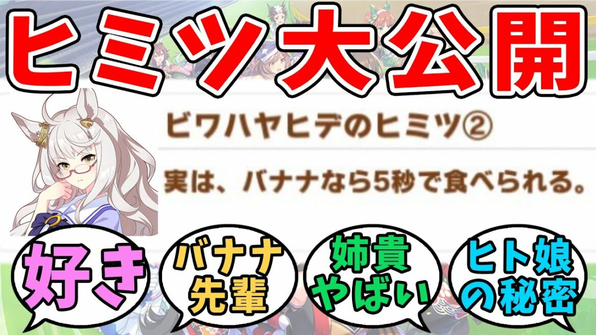 『一周年で追加されたヒミツ』に対するみんなの反応【ウマ娘プリティーダービー】