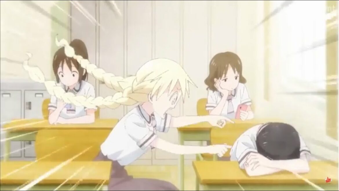 2人とも教室だと全然喋らないんだけどぉ・・・【#あそびあそばせ 第9話 Asobi Asobase】