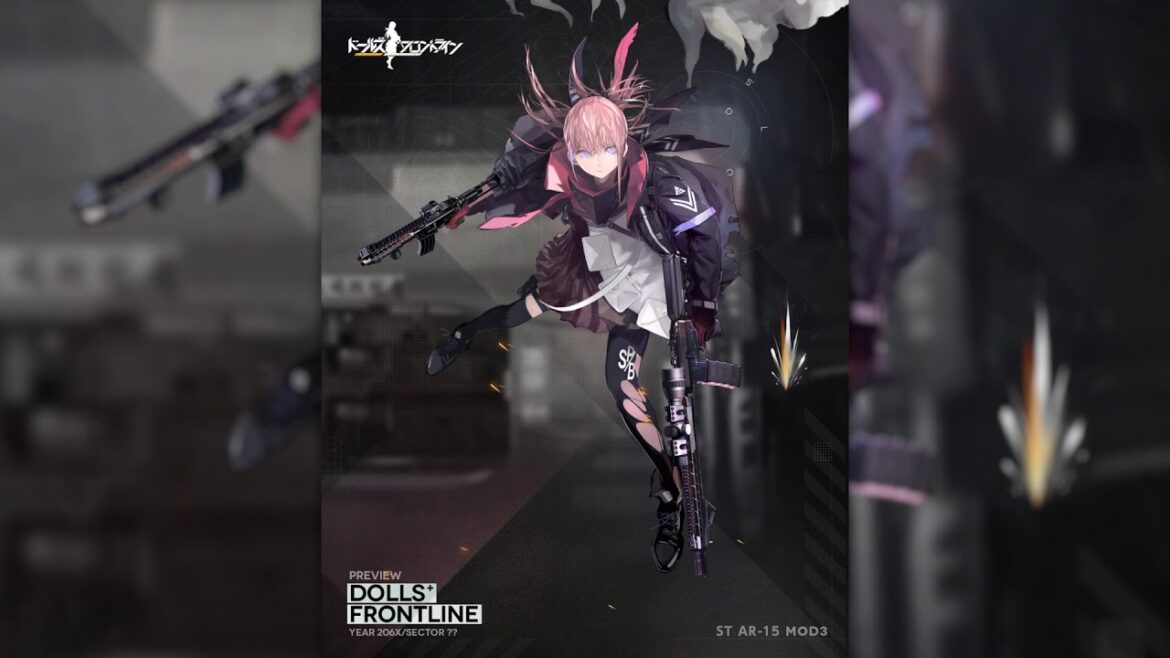 ドールズフロントライン 『ST AR-15 MOD3』Live2Dプレビュー公開!