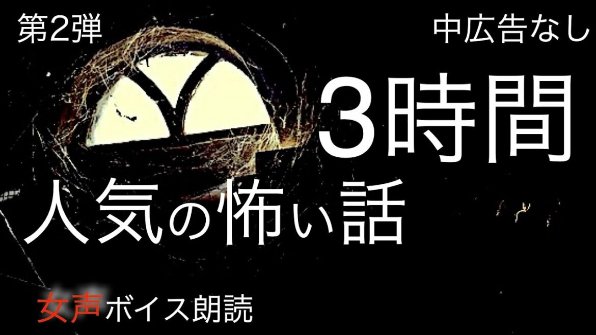 【怪談朗読】中広告なし 女声/怖い話「人気作5選 第2弾」【女性/洒落怖/ほん怖/都市伝説/ホラー/睡眠用/作業用】