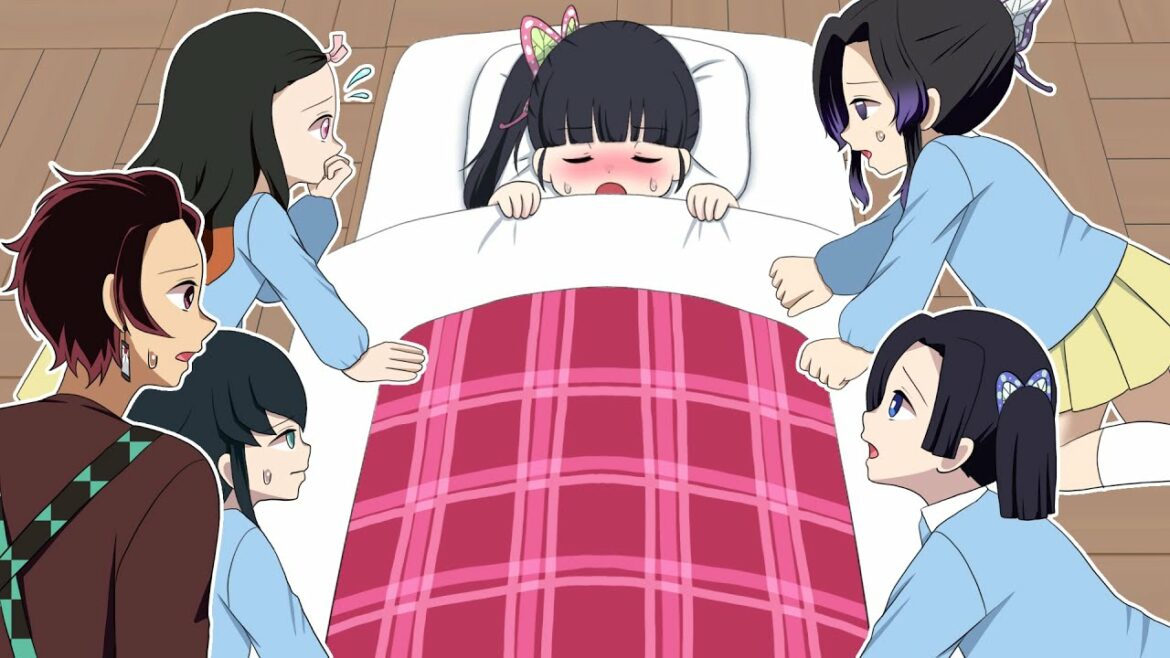 風邪を引いてしまったカナヲを看病する園児のみんなが可愛すぎる!炭治郎「カナヲ、すぐ治るから頑張れ!」【炭治郎/カナヲ/炭カナ/きめつのやいば/アニメ2期/遊郭編/声真似】