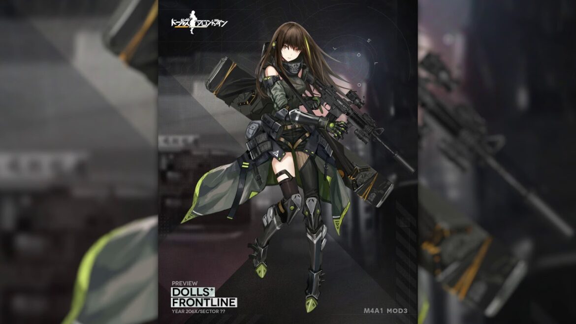 ドールズフロントライン 『M4A1 MOD3』Live2Dプレビュー公開!