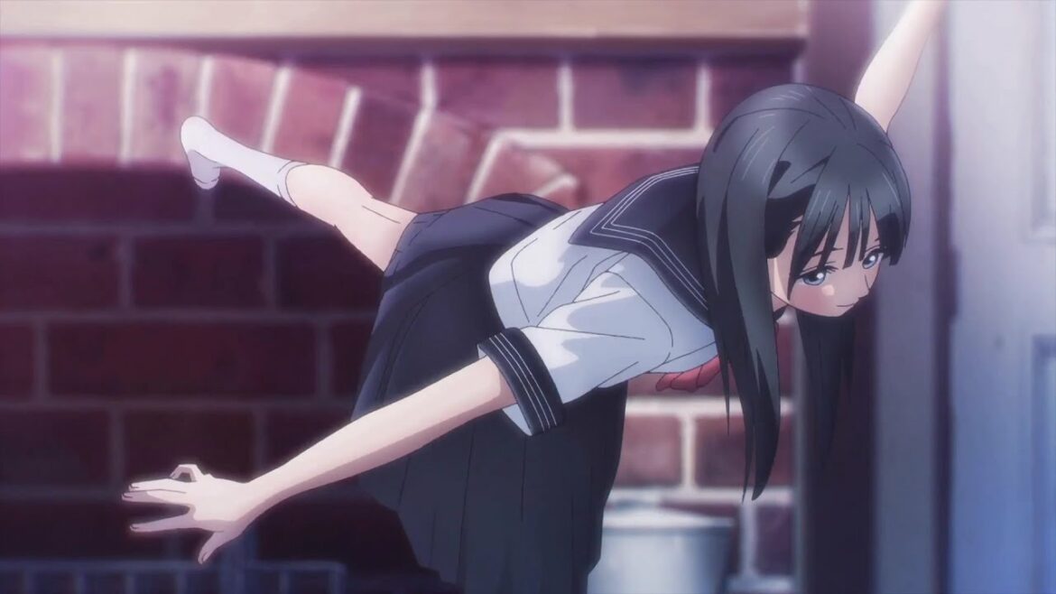 明日ちゃんのセーラー服 8話 – 夏服を着てクルッと回る小路 / akebi-chan no sailor fuku ep.8 – komichi & kao