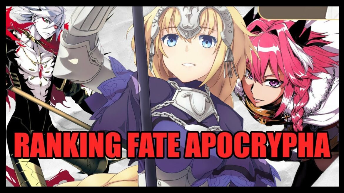 Ranking Fate Apocrypha's Servants
