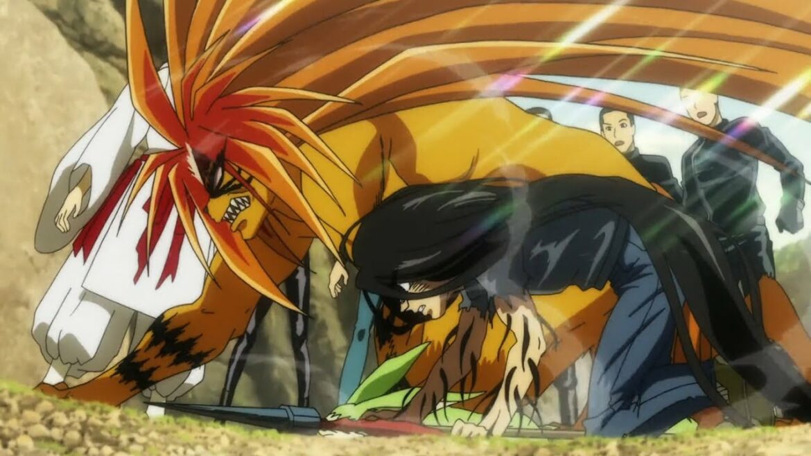 ► うしおととら || Ushio and Tora || うしおととらがサトルの体に入り、サトルの体を支配している日陽を倒す。 #23 ► Engsub