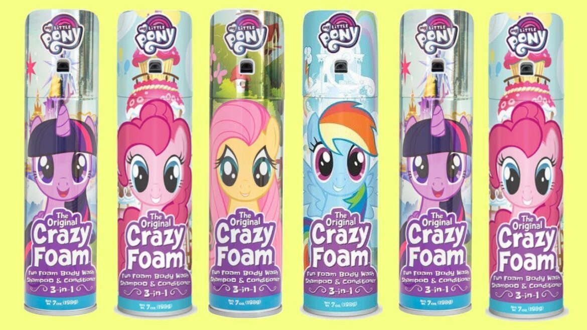 Nat & Essie Unbox MY LITTLE PONY MLP Equestria Girls Crazy Foam