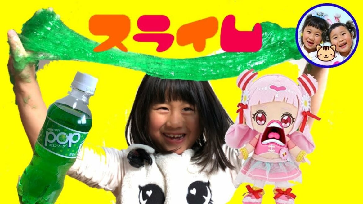ジューススライムを作るよ?  HUGっと!プリキュア  おもちゃ  ごっこ遊び  DIY  スライムコラボ