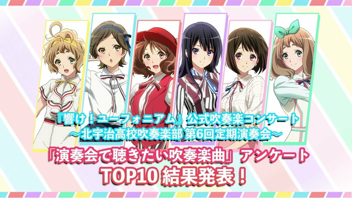 「響け!ユーフォニアム」「演奏会で聴きたい吹奏楽曲」アンケート TOP10 結果発表【第6回定期演奏会】