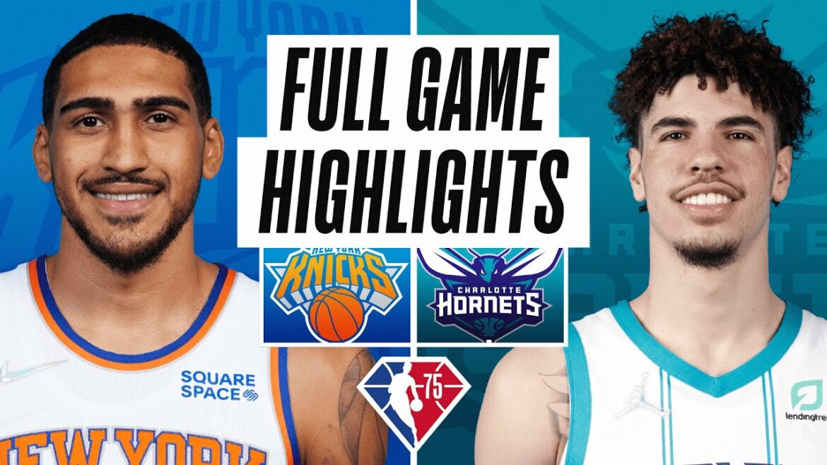 KNICKS at HORNETS | FULL GAME HIGHLIGHTS | March 23, 2022