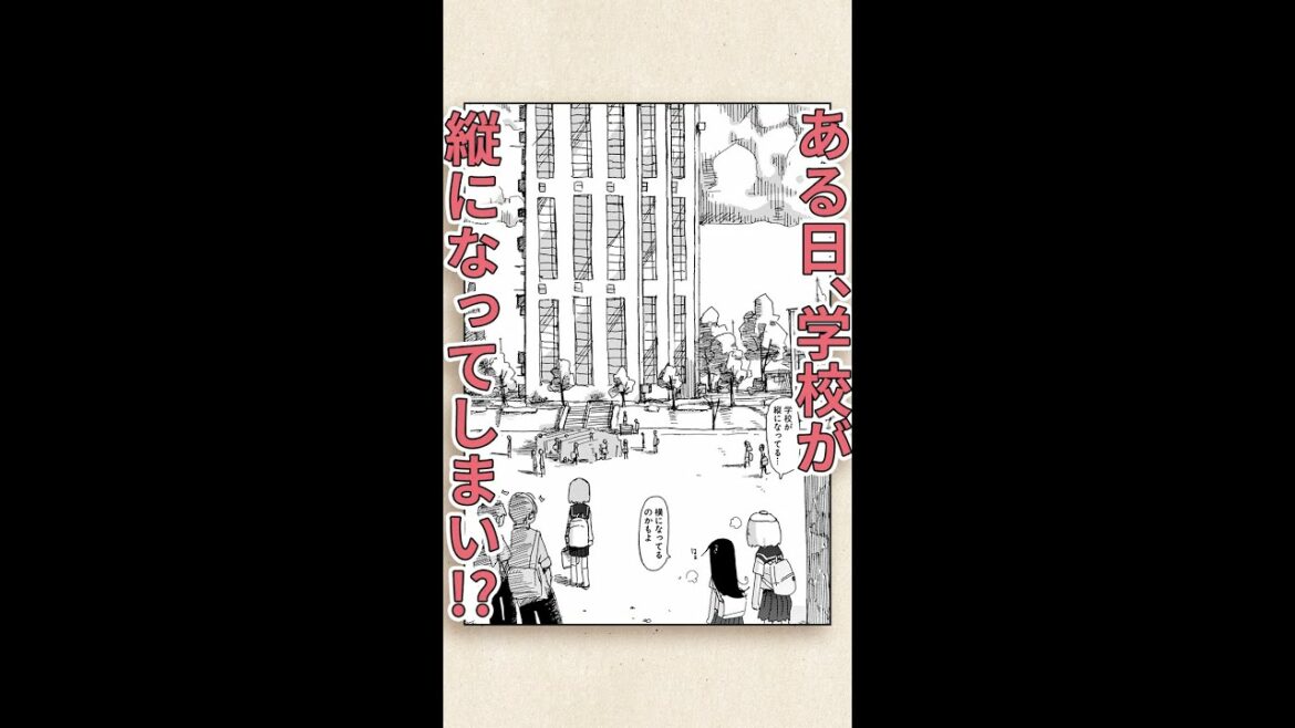 ある日学校が縦に!? 『シメジ シミュレーション』ダイジェスト⑤ #shorts