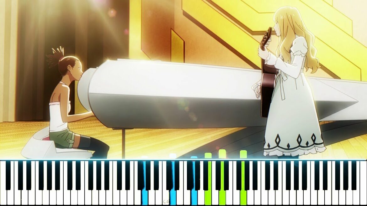 Carole & Tuesday キャロル&チューズデイ Episode 2 OST – "The Loneliest Girl" (Synthesia Piano Tutorial)