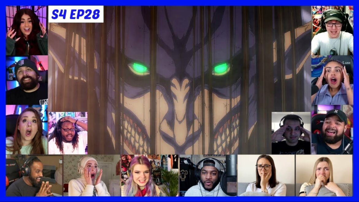 進撃の巨人シーズン4エピソード28リアクションマッシュアップ|進撃の巨人ファイナルシーズン4×28