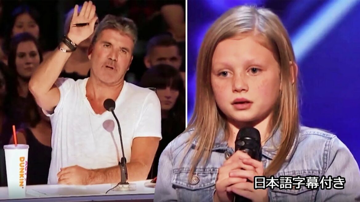 ①アカペラで歌うことを要求された12歳のアンズリーはプレッシャーに勝てるのか!?