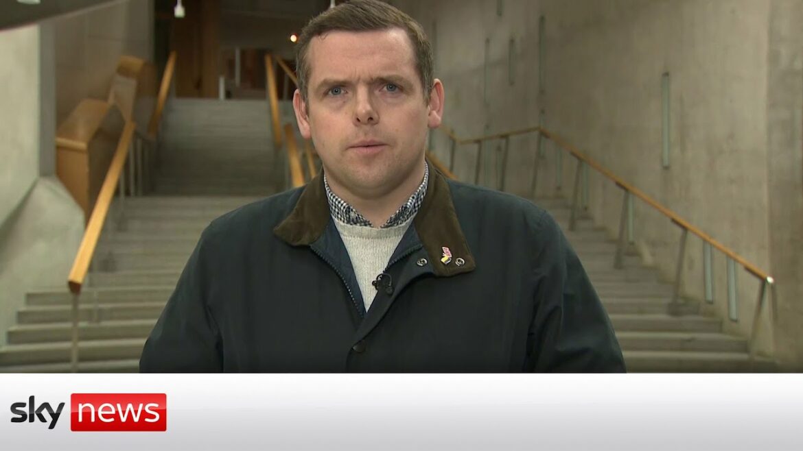 Scottish Conservative Leader says 'It's right PM remain in post while Ukraine is at war'