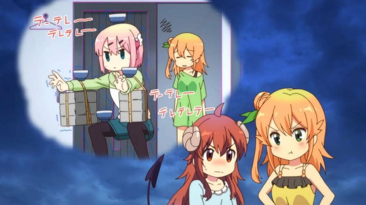 「まちカドまぞく2丁目」1話、千代田桃の謎修行 テーテレーテレテレー